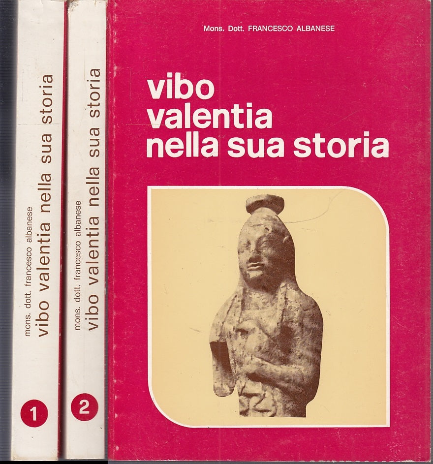 LS- VIBO VALENTIA NELLA SUA STORIA 2 VOLL.- FRANCESCO ALBANESE---- 1975- B-XFS56