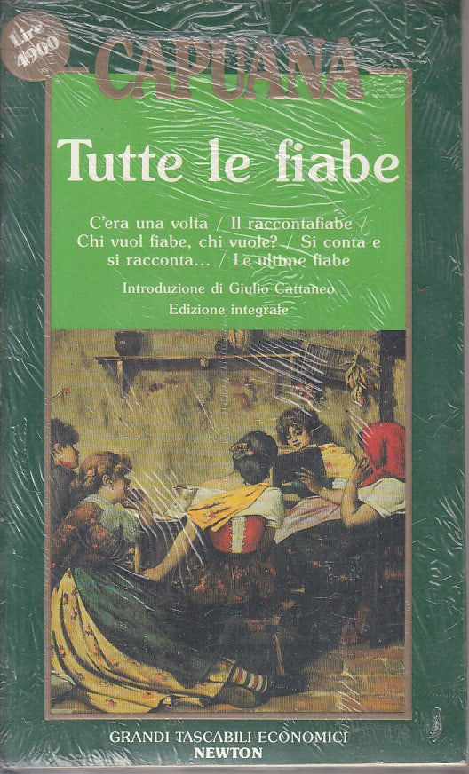 LN- TUTTE LE FIABE SIGILLATO - LUIGI CAPUANA - NEWTON --- 1992 - B - YFS594