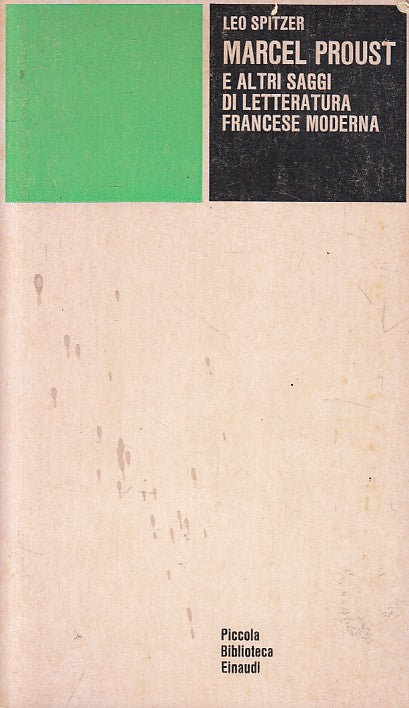 LS- MARCEL PROUST E SAGGI LETTERATURA FRANCESE -- EINAUDI --- 1977 - B - ZFS472