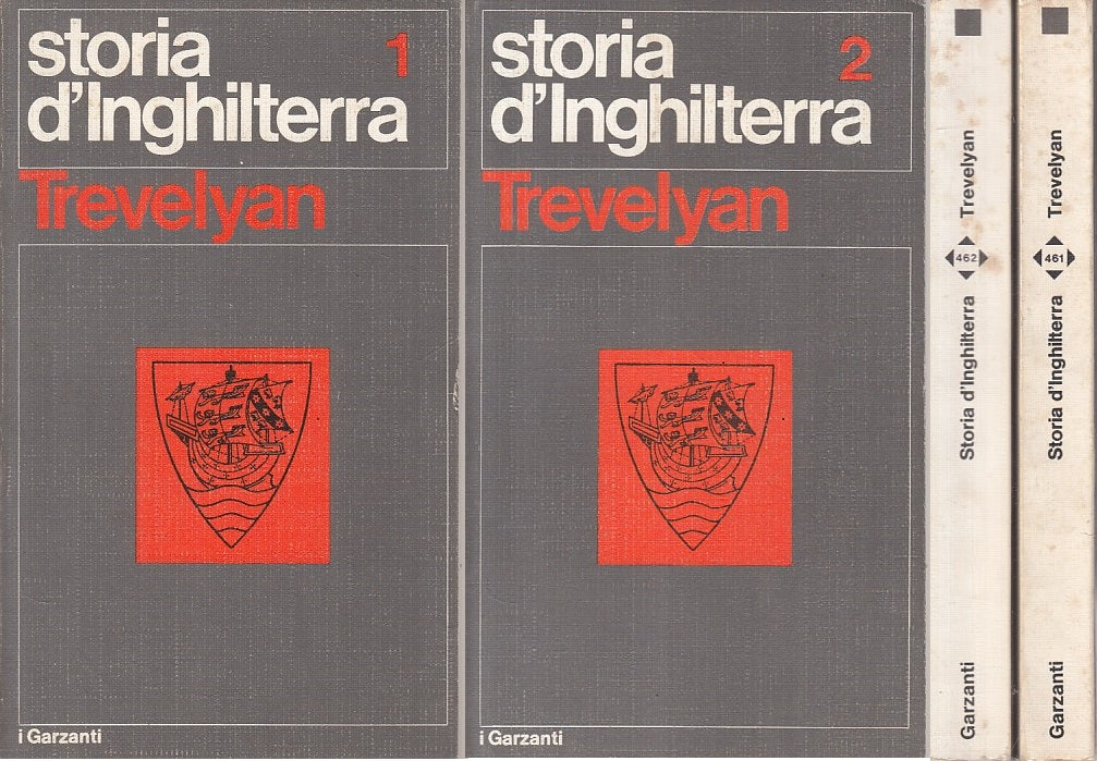 LS- STORIA D'INGHILTERRA 2 VOLL. - TREVELYAN - GARZANTI --- 1973 - B - ZFS633
