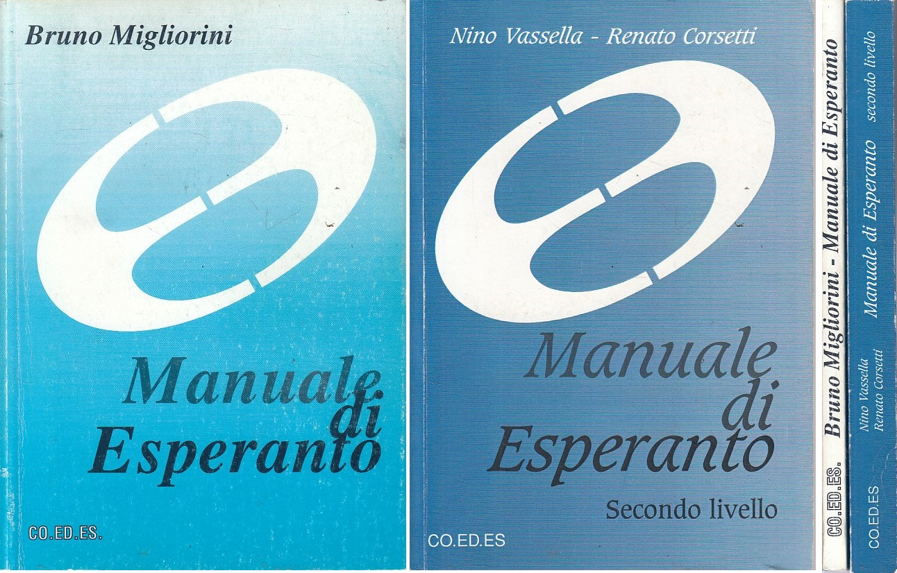 LZ- MANUALE DI ESPERANTO 2 VOLUMI - AA.VV. - CO.ED.ES --- 1995 - B - YFS632