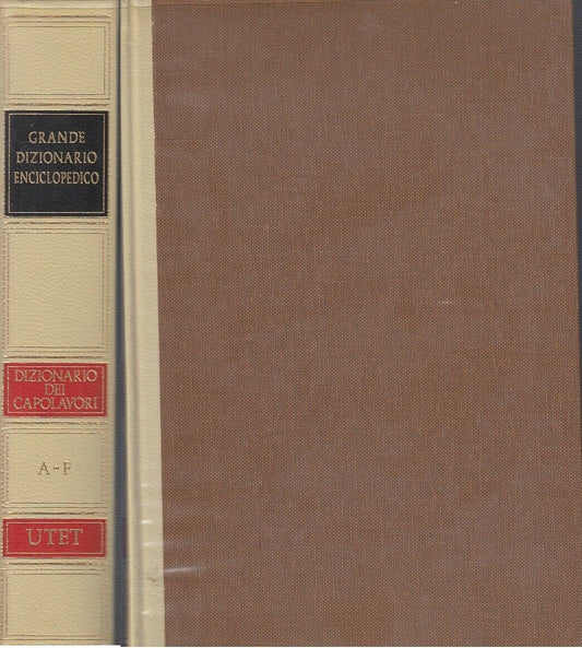LZ- GRANDE DIZIONARIO ENCICLOPEDICO CAPOLAVORI -- UTET --- 1987 - CS - YFS692