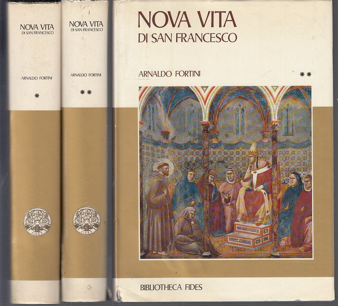 LD- NOVA VITA DI SAN FRANCESCO 2 VOLUMI - FORTINI - FIDES --- 1969- CS- YFS713
