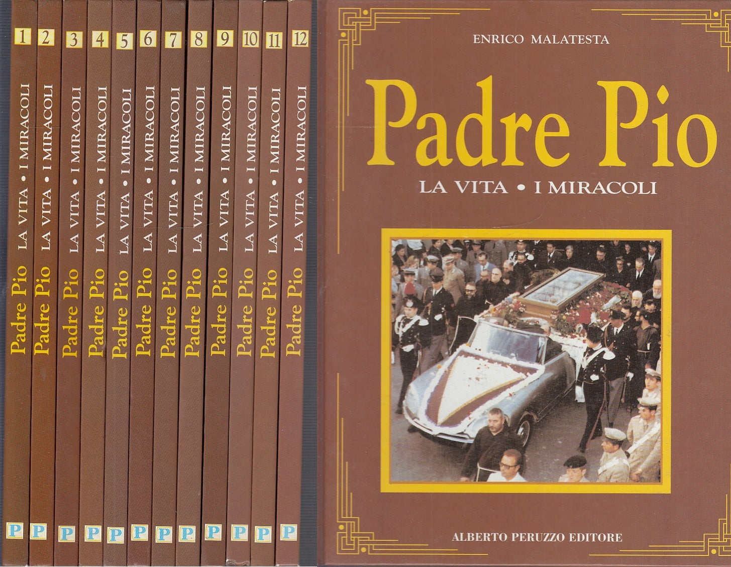 LD- PADRE PIO LA VITA I MIRACOLI 1/12 - MALATESTA - PERUZZO --- 1994 - C - YFS