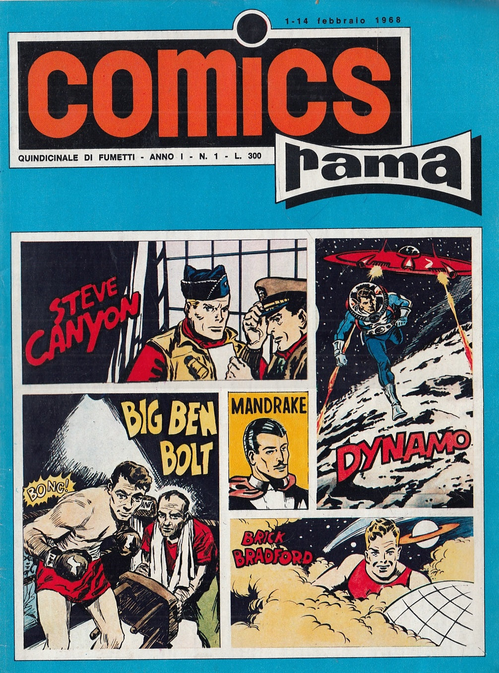 Rivista quindicinale Comics Rama Anno I 1/3 - Giorgio Bertelli - RVSa1070