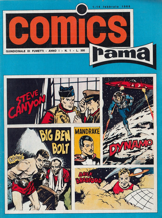 Rivista quindicinale Comics Rama Anno I 1/3 - Giorgio Bertelli - RVSa1070
