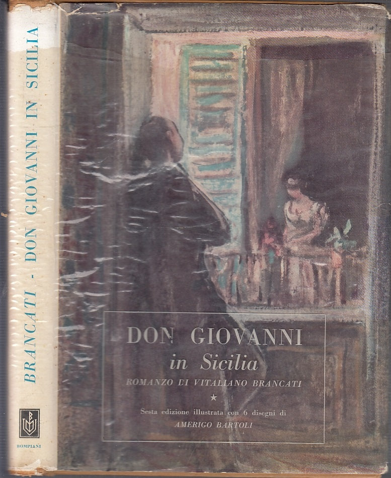 LN- DON GIOVANNI IN SICILIA DISEGNI BARTOLI- BRANCATI- BOMPIANI--- 1952- CS-XFS5