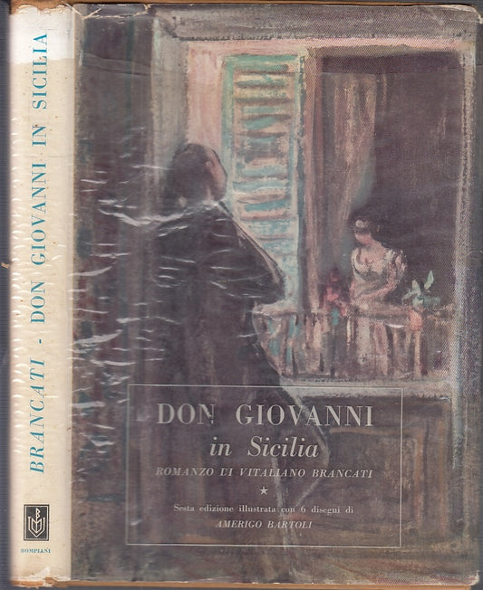 LN- DON GIOVANNI IN SICILIA DISEGNI BARTOLI- BRANCATI- BOMPIANI--- 1952- CS-XFS5