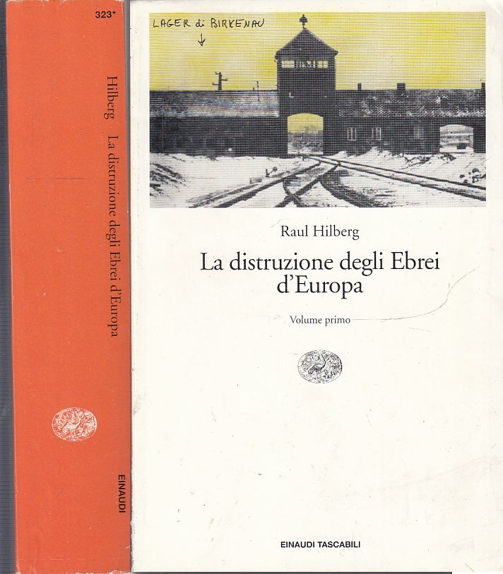 LS- LA DISTRUZIONE DEGLI EBREI D'EUROPA VOL.1- HILBERG- EINAUDI--- 1995- B-XFS45