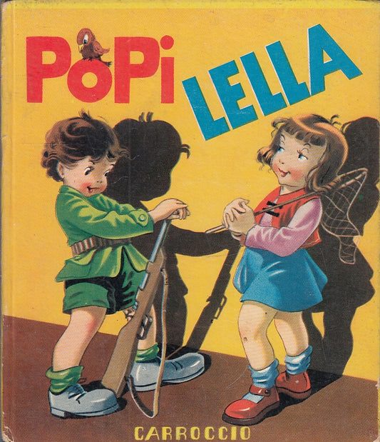 LB- POPI LELLA ILLUSTRATO A COLORI -- CARROCCIO - COLLANA GAIA -- 1958- C- XFS55