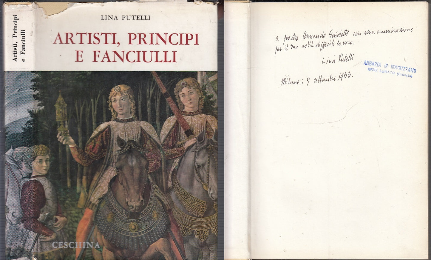 LT- ARTISTI PRINCIPI E FANCIULLI AUTOGRAFO- PUTELLI- CESCHINA--- 1963- CS- XFS57