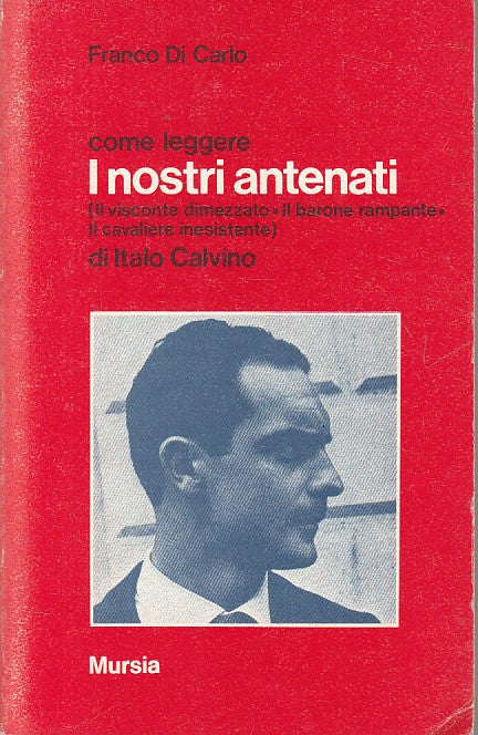LS- COME LEGGERE I NOSTRI ANTENATI - DI CARLO - MURSIA --- 1978 - B - YFS27