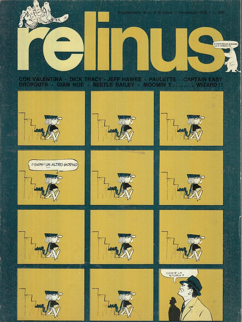 FR- RELINUS supplemento N.9 LINUS OTTIMO -- MILANO LIBRI - 1972 - B - QRX
