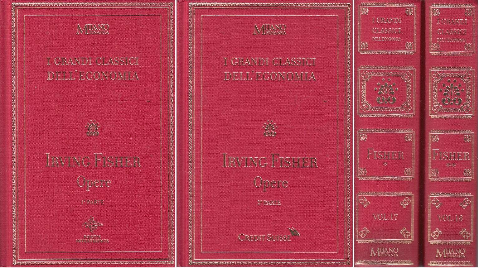 LS- OPERE 2 VOLUMI - IRVING FISHER - MILANO FINANZA --- 2006- C - YFS254