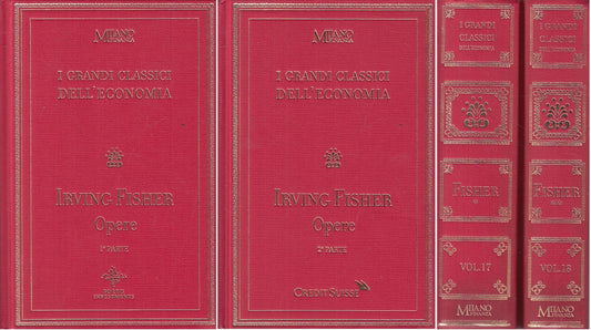 LS- OPERE 2 VOLUMI - IRVING FISHER - MILANO FINANZA --- 2006- C - YFS254