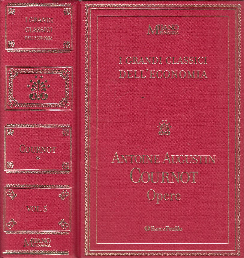 LS- OPERE - ANTOINE AUGUSTIN COURNOT - MILANO FINANZA --- 2006 - C - YFS23