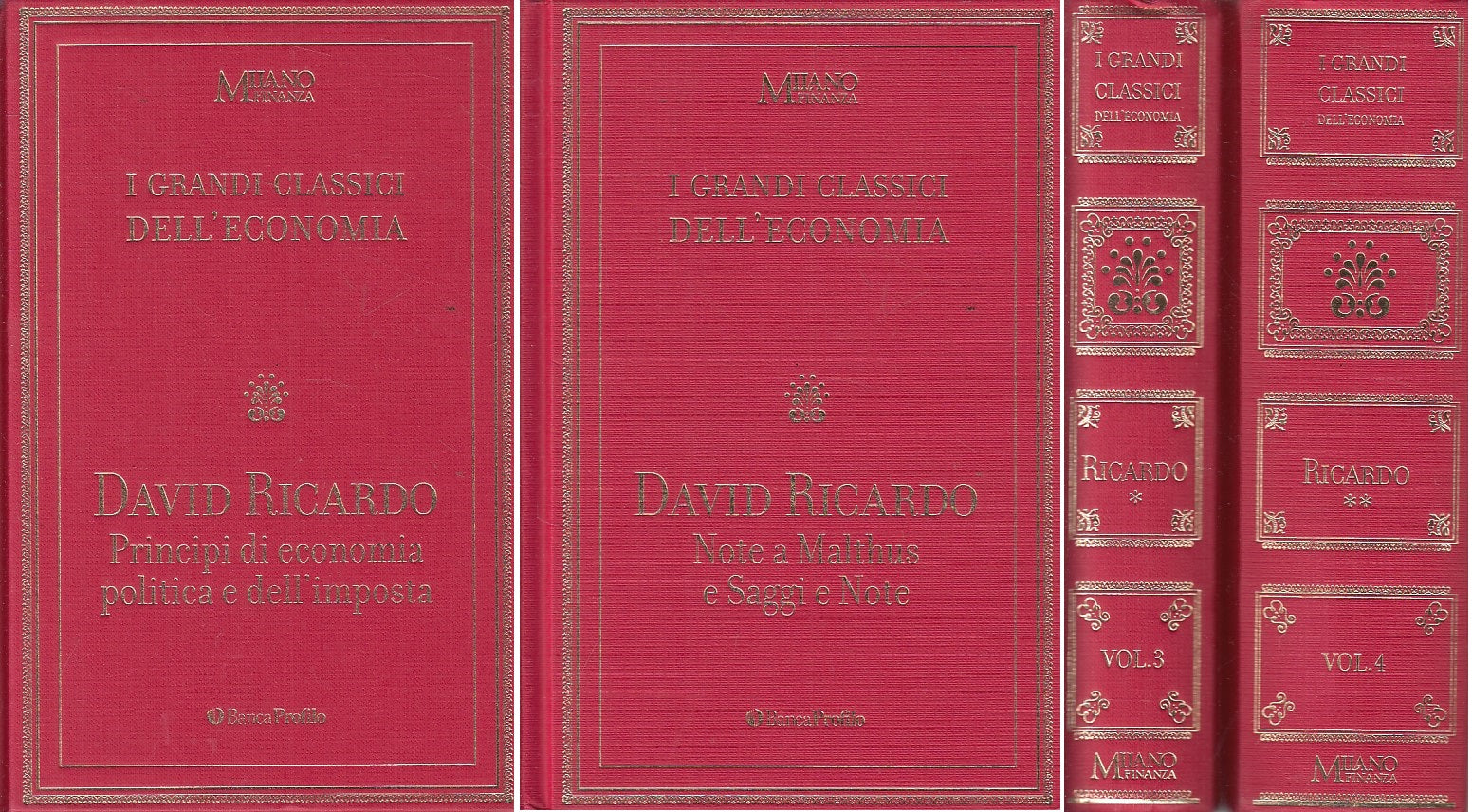 LS- PRINCIPI ECONOMIA E NOTE MALTHUS 2 VOL. -- MILANO FINANZA--- 2006- C - YFS23