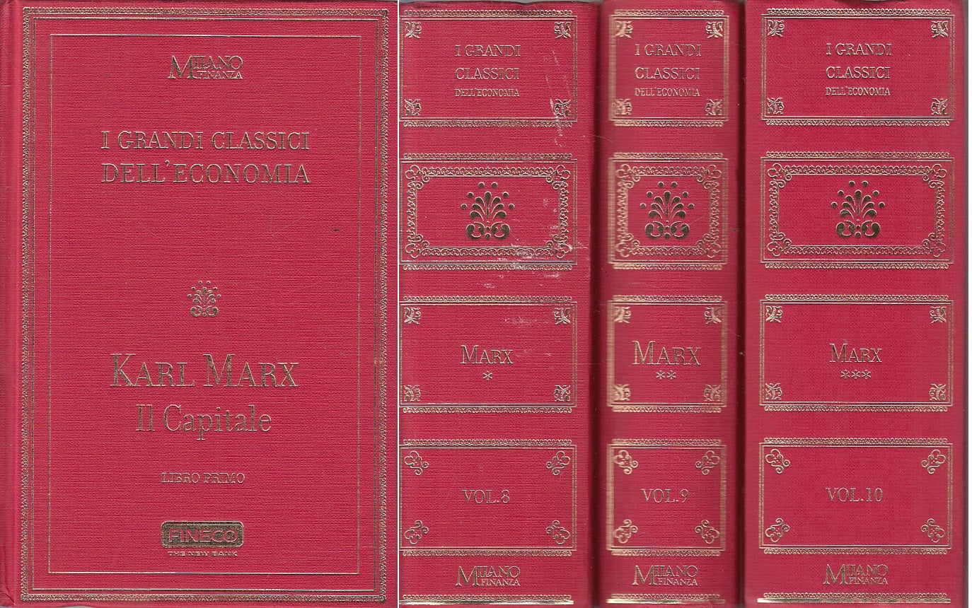LS- IL CAPITALE 3 VOLUMI - KARL MARX - MILANO FINANZA --- 2006 - C - YFS23