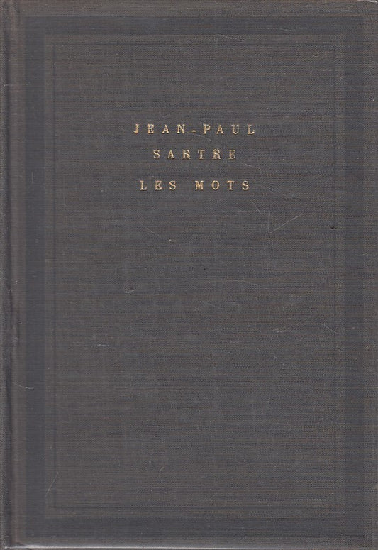 LS- LES MOTS IN FRANCESE - JEAN PAUL SARTRE - GALLLIMARD --- 1964 - CS - YFS261