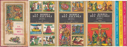 LD- LA BIBBIA DEI PICCOLI 3 VOLUMI - WORM - SALANI --- 1971 - CS - YFS481