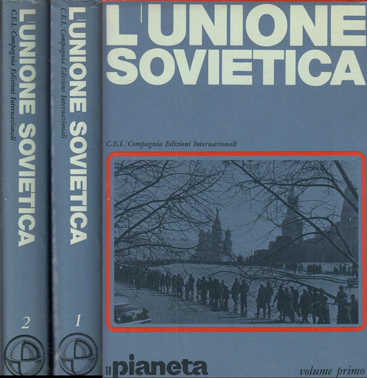 LV- L'UNIONE SOVIETICA 2 VOLUMI - QUILICI - CEI - IL PIANETA -- 1967- CS- YFS644