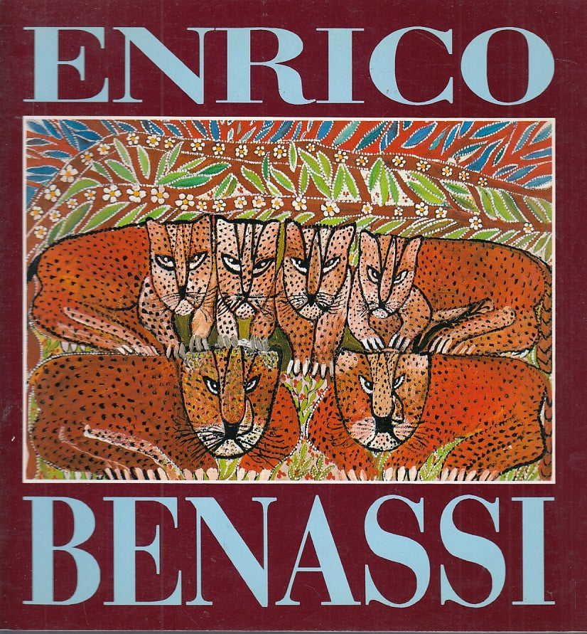 LT- ENRICO BENASSI CATALOGO MOSTRA ANTOLOGICA PARMA -- STEP --- 1988 - B- YFS574