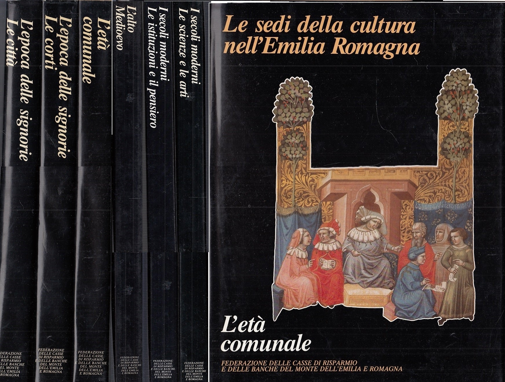 LT- LE SEDI DELLA CULTURA IN EMILIA ROMAGNA 6 VOLUMI ----- 1985- CS- YFS999