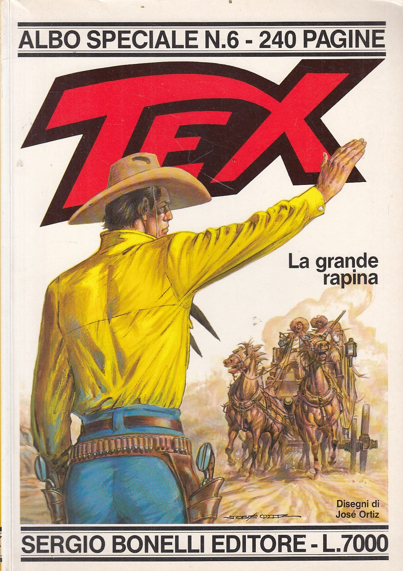 FB- TEXONE TEX SPECIALE N.6 LA GRANDE RAPINA -- BONELLI - 1993 - B - QHX