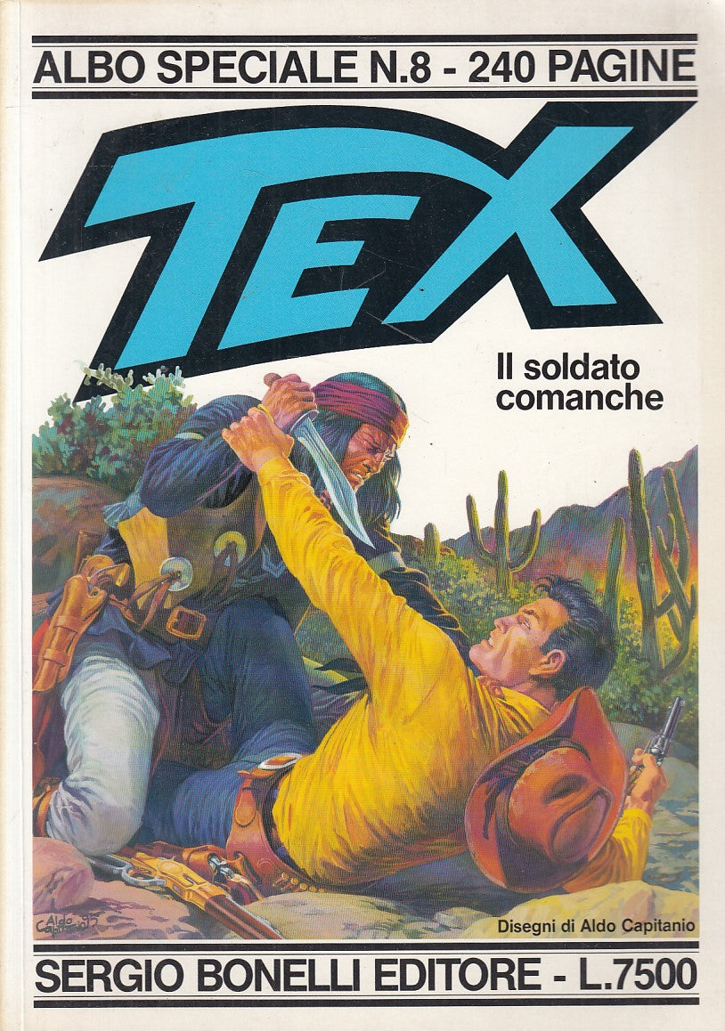 FB- TEXONE TEX SPECIALE N.8 IL SOLDATO COMANCHE -- BONELLI - 1995 - B - QHX