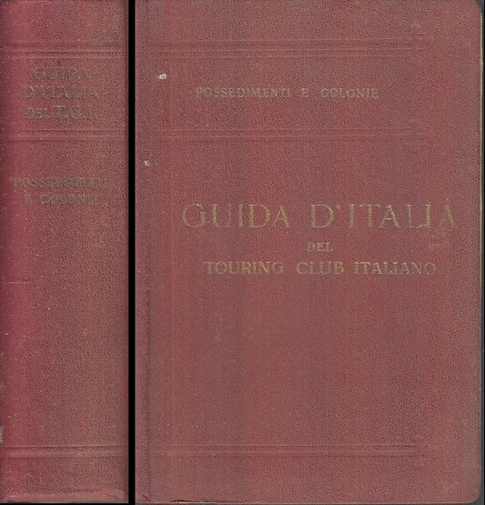 LV- GUIDA D'ITALIA DEL TCI POSSEDIMENTI E COLONIE ISOLE EGEE----- 1929- C- XFS33