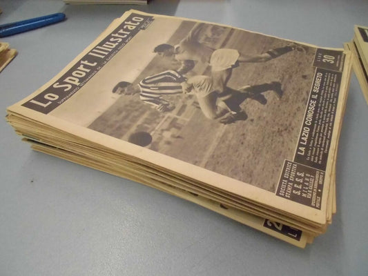 LR- RIVISTA LO SPORT ILLUSTRATO 1951 1/52 ANNATA COMPLETA ----- 1951 - S- LMX120