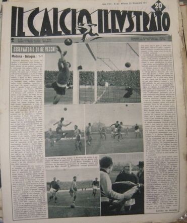 LR- RIVISTA IL CALCIO ILLUSTRATO 37/52 CALENDARIO DA RITAGLIARE----- 1947- S-YFS