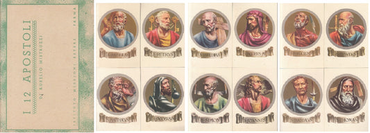 LD- I 12 APOSTOLI CARTOLINE - AURELIO MISTRUZZI - PARMA --- 1960 - B - YFS481