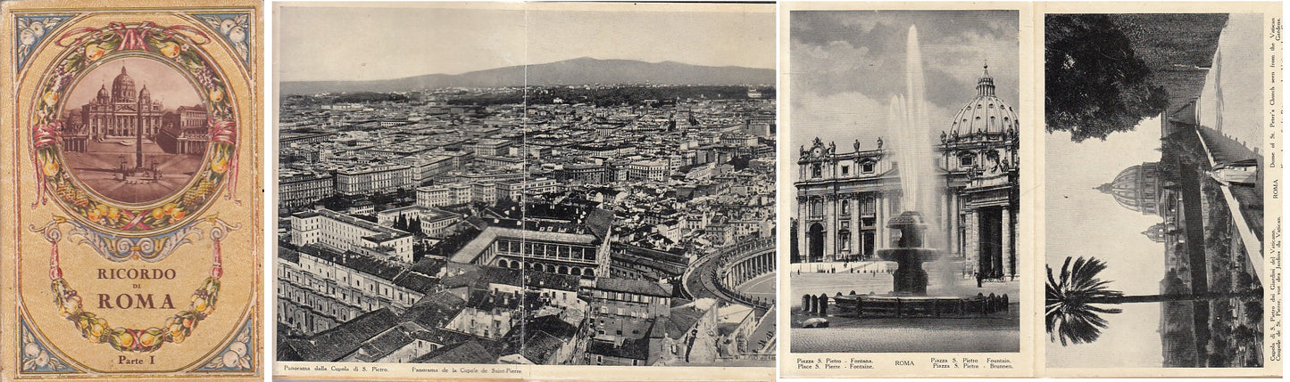 LS- RICORDO DI ROMA PARTE I 25 FOTOGRAFIE IN B/N -- MILANO --- 1930 - C - YFS481
