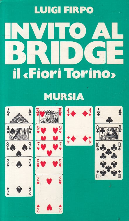 LZ- INVITO AL BRIDGE IL FIORI TORINO CARTE-- MURSIA- GIOCHI -- 1987 - B - YFS469