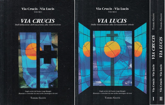 LD- VIA CRUCIS VIA LUCIS 2 VOLUMI - GIANNI - MORCELLIANA --- 2008 - B - YFS166