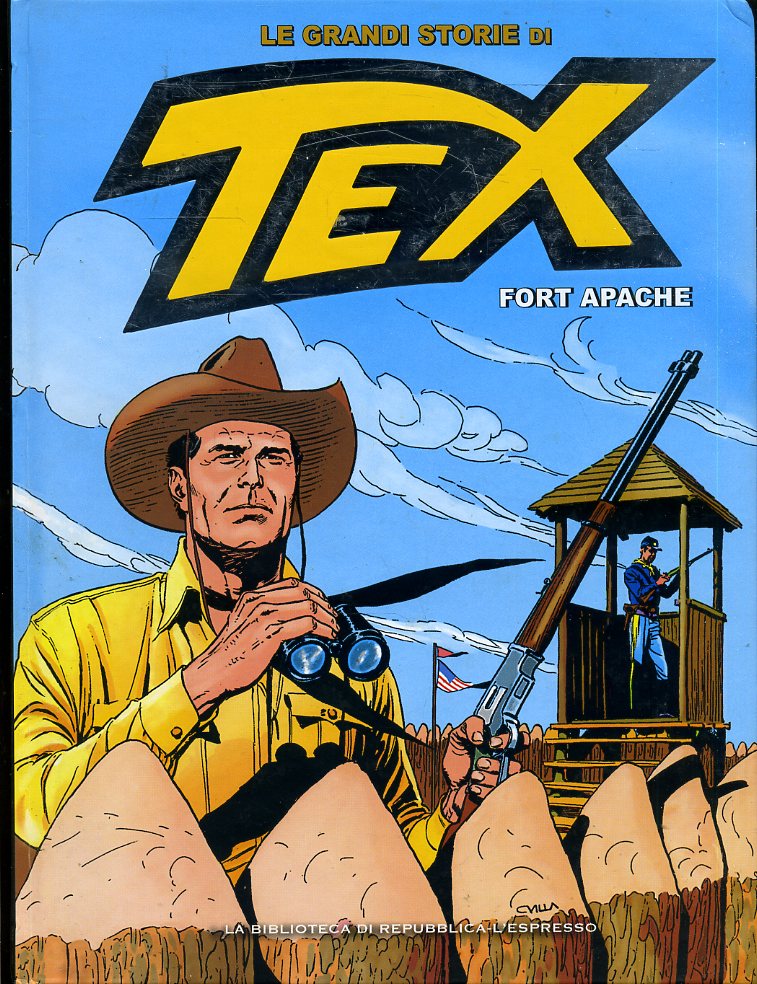 FV- LE GRANDI STORIE DI TEX N.39 FORT APACHE -- REPUBBLICA - 2016- C- RBX