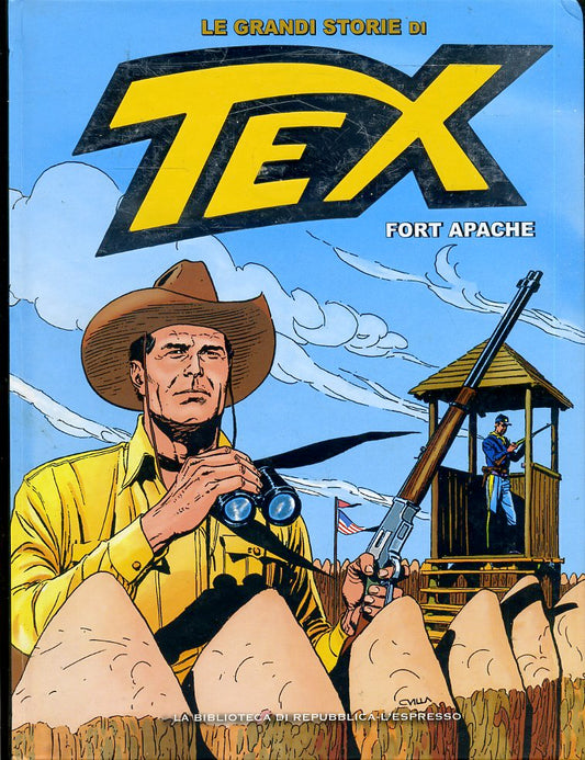 FV- LE GRANDI STORIE DI TEX N.39 FORT APACHE -- REPUBBLICA - 2016- C- RBX