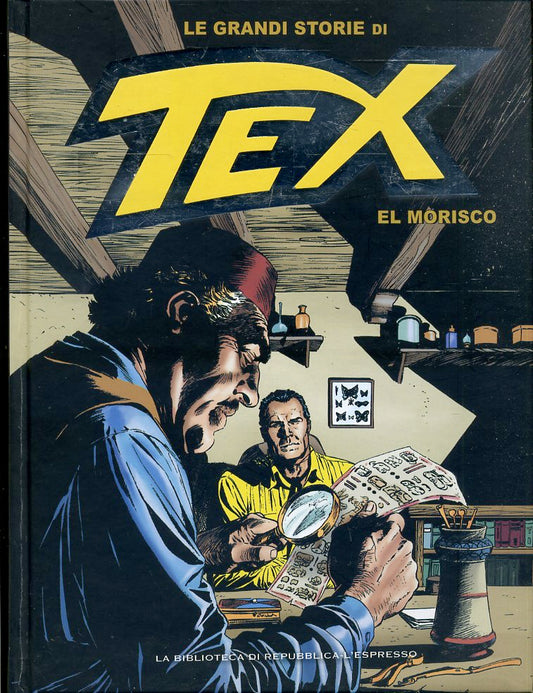 FV- LE GRANDI STORIE DI TEX N.11 EL MORISCO-- BIBLIOTECA REPUBBLICA- 2016- C-RBX