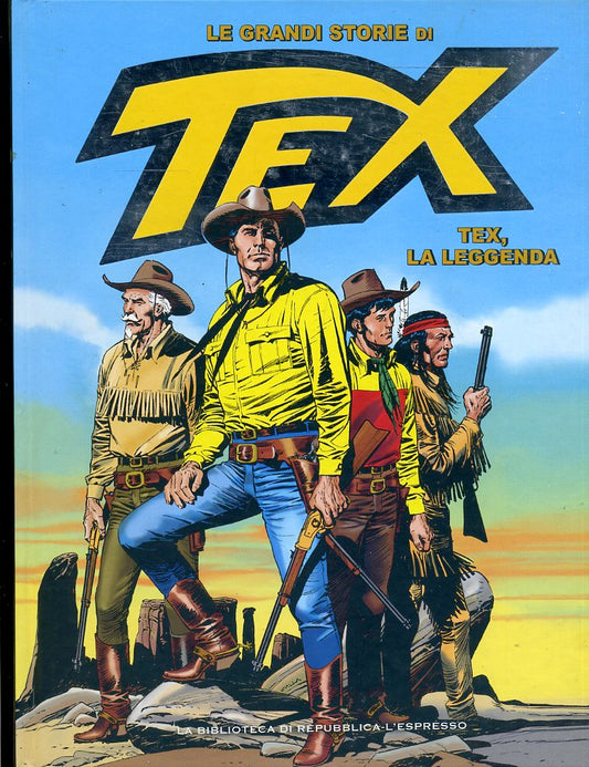 FV- LE GRANDI STORIE DI TEX N.1 TEX LA LEGGENDA -- REPUBBLICA - 2016- C- RBX