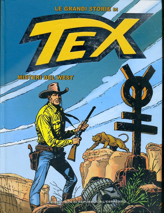 FV- LE GRANDI STORIE DI TEX N.8 MISTERI DEL WEST -- REPUBBLICA - 2016- C- RBX