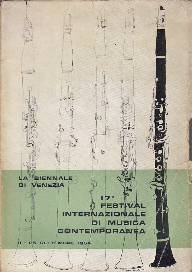 LT- BIENNALE DI VENEZIA 17 XVII FESTIVAL MUSICA CONTEMPORANEA----- 1961- B-XFS44