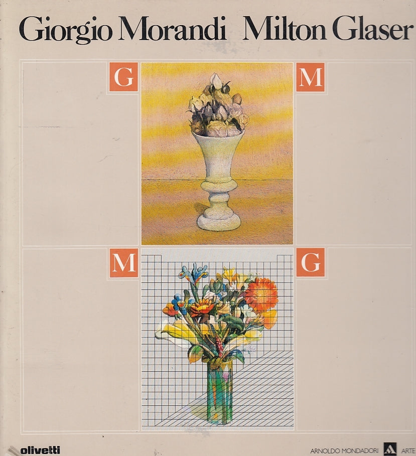 LT- GIORGIO MORANDI MILTON GLASER CATALOGO MOSTRA -- MONDADORI--- 1989- B- YFS84