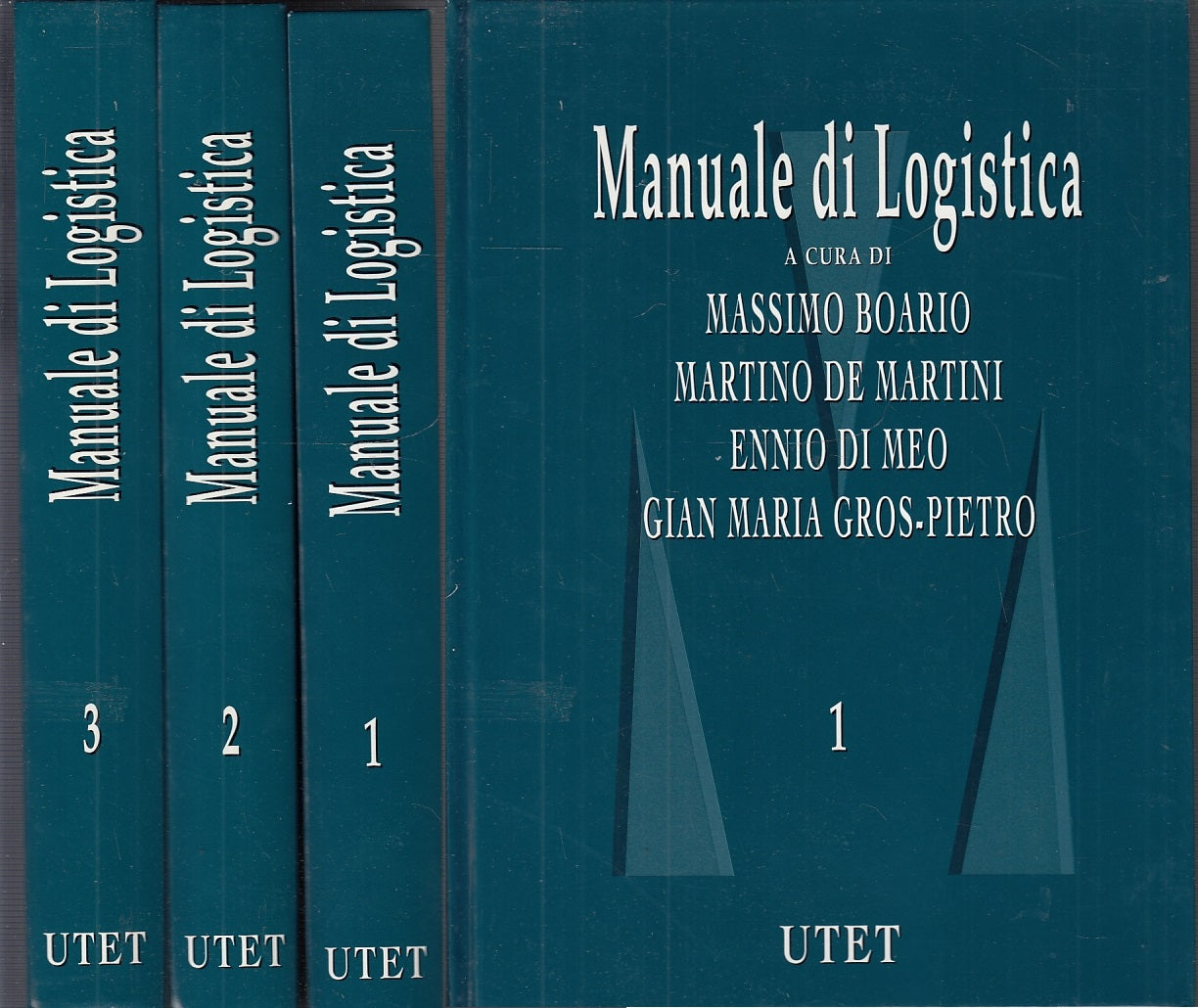 LZ- MANUALE DI LOGISTICA 3 VOLUMI - BOARIO GROS PIETRO - UTET--- 1992- C- YFS541