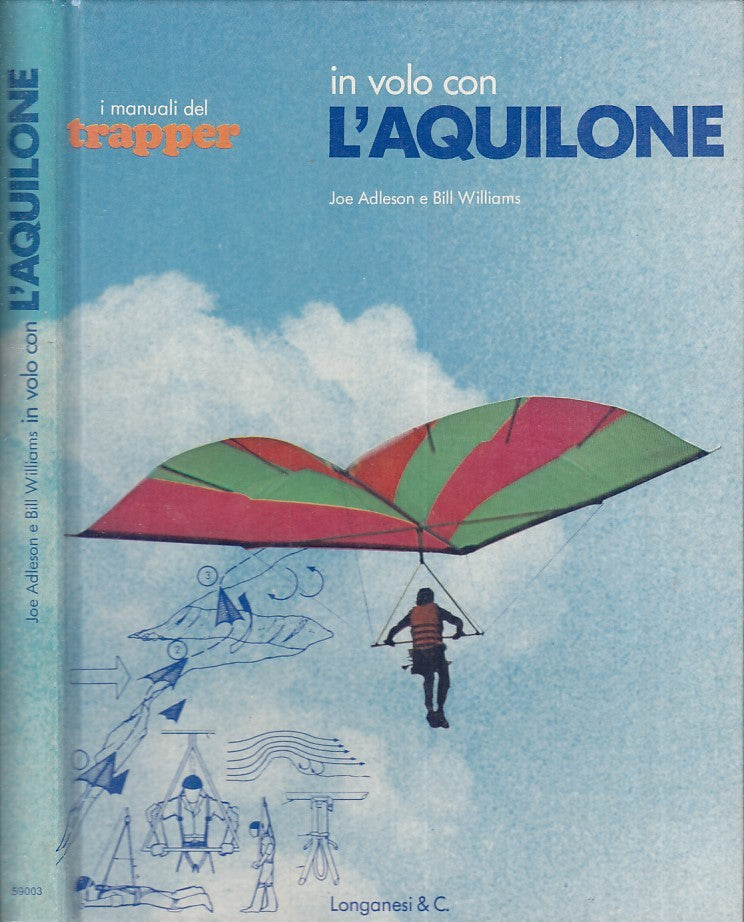 LZ- MANUALI DEL TRAPPER IN VOLO CON L'AQUILONE -- LONGANESI --- 1977 - C - XFS61