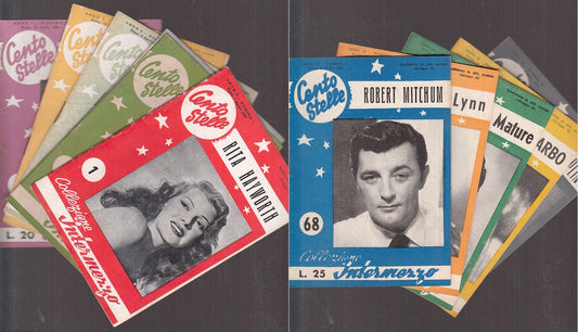 LH- CENTO STELLE 1/100 + 1,2 GARDNER BERGMAN GABLE-- INTERMEZZO--- 1950- S-XFS61