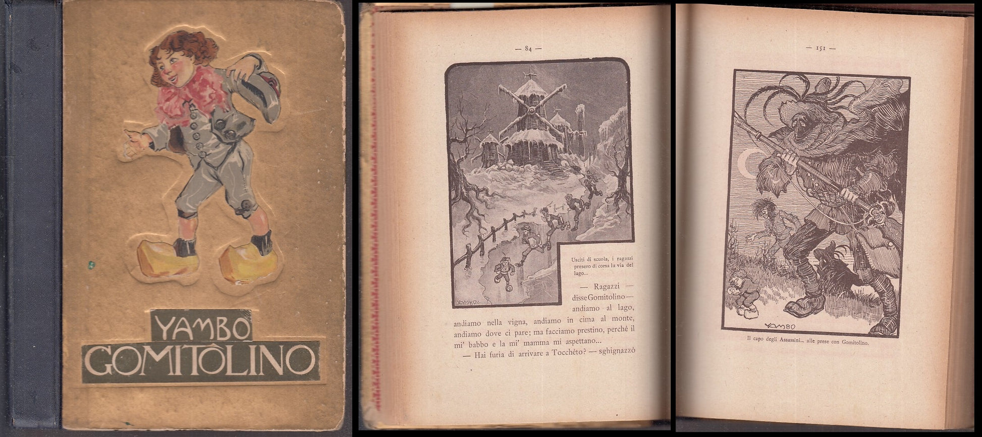 LB- GOMITOLINO ILLUSTRATO - YAMBO - STEN EDITRICE --- 1923 - C - XFS43