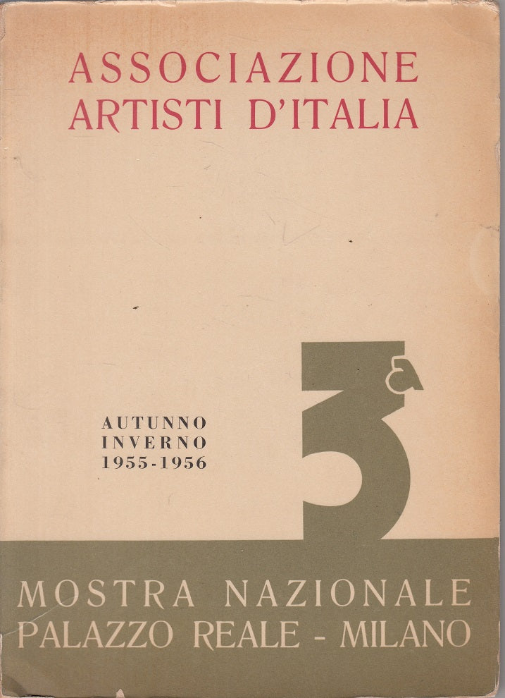 LT- MOSTRA NAZIONALE PALAZZO REALE N.3 1955/56 -- MILANO --- 1956 - B - ZFS622
