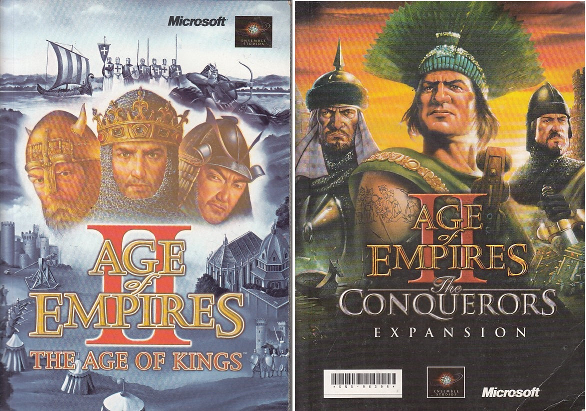 LZ- AGE EMPIRES II AGE KINGS CONQUERORS EXPANSION-- MICROSOFT--- 2003- B- YFS598