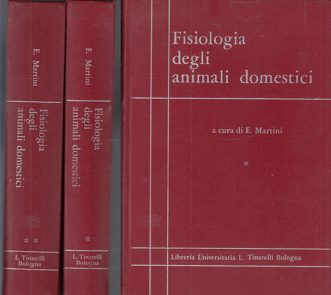 LZ- FISIOLOGIA DEGLI ANIMALI DOMESTICI 2 VOLUMI -- TINARELLI --- 1973- C- YFS443